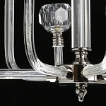 Люстра с 8-ю лампами и гранеными стеклянными плафонами Prism Gala варинант исполнения - 10 | Loft Concept в Волгограде