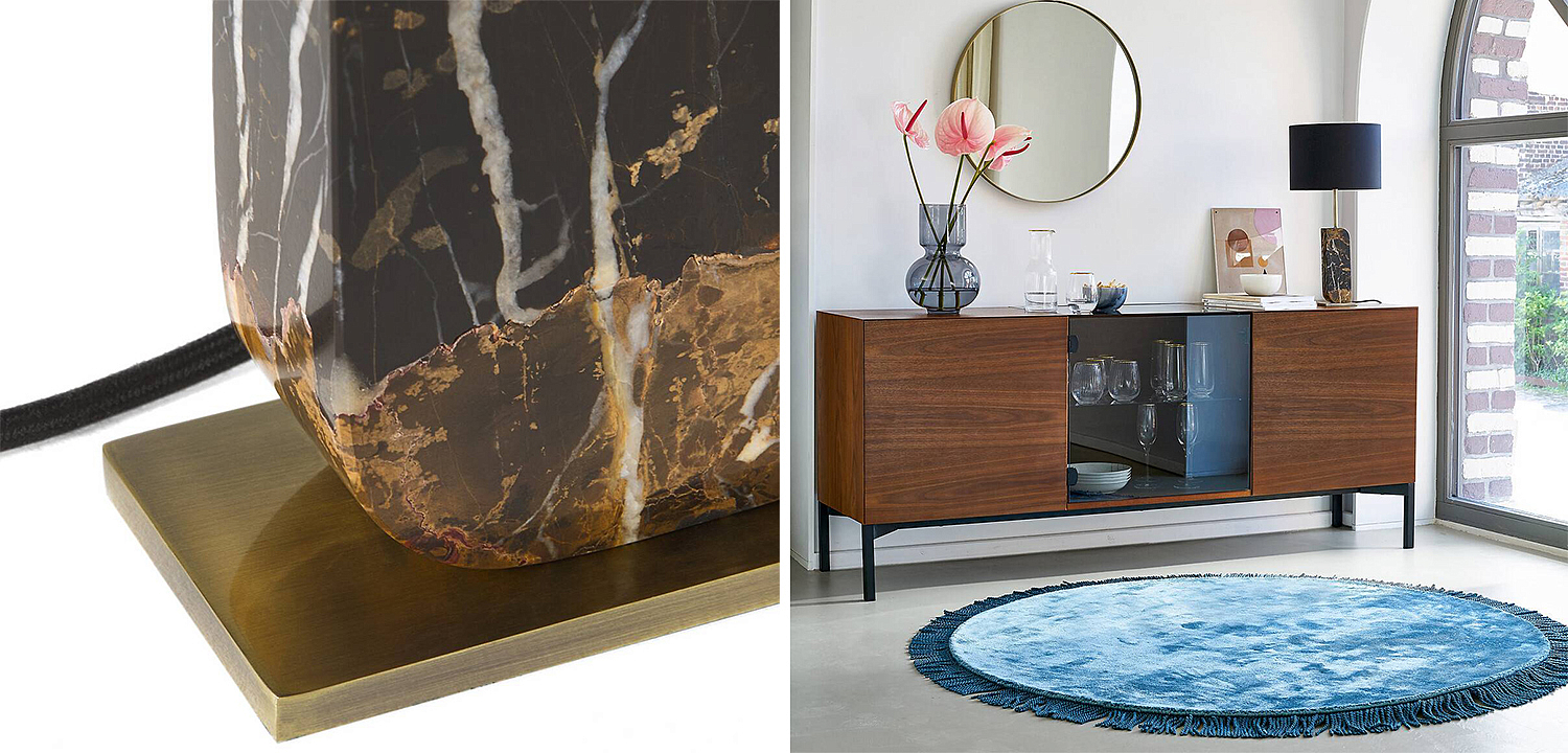 Настольная лампа Franca Marble Stand Настольная лампа Franca Marble Stand - Loft-Concept в Волгограде