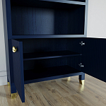 Книжный Стеллаж Elsa Dreams Blue с задней стенкой варинант исполнения - 3 | Loft Concept в Волгограде