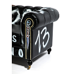 Диван Честерфильд граффити graffiti Orange Sofa натуральная кожа варинант исполнения - 10 | Loft Concept в Волгограде