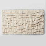 Светло-Бежевое Панно из нитей White Landscape Wall Hanging варинант исполнения - 4 | Loft Concept в Волгограде