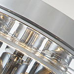 Потолочный светильник для ванных комнат с круглым стеклянным плафоном и тремя лампами Quoizel варинант исполнения - 8 | Loft Concept в Волгограде