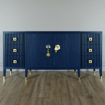 Большой Комод-буфет Elsa Dreams Blue с ящиками варинант исполнения - 5 | Loft Concept в Волгограде