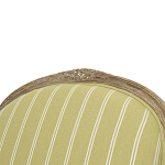 Кресло Ava Classical Armchair green striped flax варинант исполнения - 4 | Loft Concept в Волгограде
