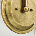 Бра с прозрачным стеклянным абажуром в форме цилиндра Kichler варинант исполнения - 10 | Loft Concept в Волгограде