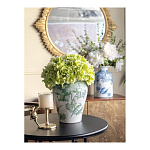 Ваза с зелеными цветочными и птичьими мотивами Vase Inspired by Nature варинант исполнения - 6 | Loft Concept в Волгограде