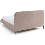 Кровать с обивкой велюр Hazel Velour Beige Bed варинант исполнения - 4 | Loft Concept в Волгограде