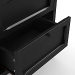 Комод узкий с 5-ю ящиками черный Silva Black Chest of Drawers варинант исполнения - 4 | Loft Concept в Волгограде