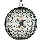 Люстра в форме шара из круглых декоративных элементов Circle of Light варинант исполнения - 1 | Loft Concept в Волгограде