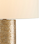 Настольная лампа золотая с цилиндрическим абажуром Golden Mosaic варинант исполнения - 1 | Loft Concept в Волгограде