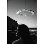 Люстра круглая с прозрачной хрустальной рамкой Maude Crystal Light варинант исполнения - 14 | Loft Concept в Волгограде