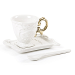 Кофейная пара Seletti I-Coffee Gold варинант исполнения - 1 | Loft Concept в Волгограде