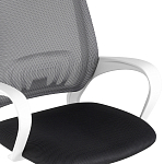 Офисное кресло с основанием из белого пластика Desk chairs Black варинант исполнения - 6 | Loft Concept в Волгограде