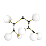 Люстра с 7-ю белыми шарообразными плафонами Natural Concepts варинант исполнения - 1 | Loft Concept в Волгограде