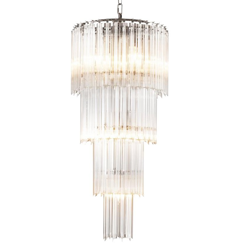 Люстра Chandelier Alpina S Никель Прозрачный (Transparent) в Волгограде | Loft Concept 