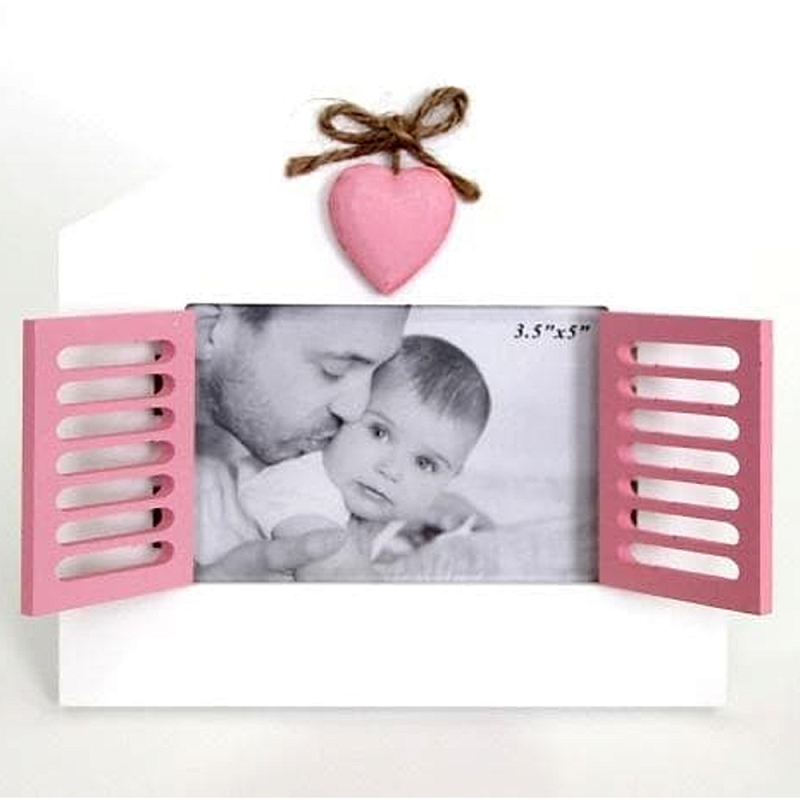 Фоторамка в детскую Childhood Corner со ставнями Белый Розовый Фоторамка в детскую Childhood Corner со ставнями Белый Розовый в Волгограде | Loft Concept