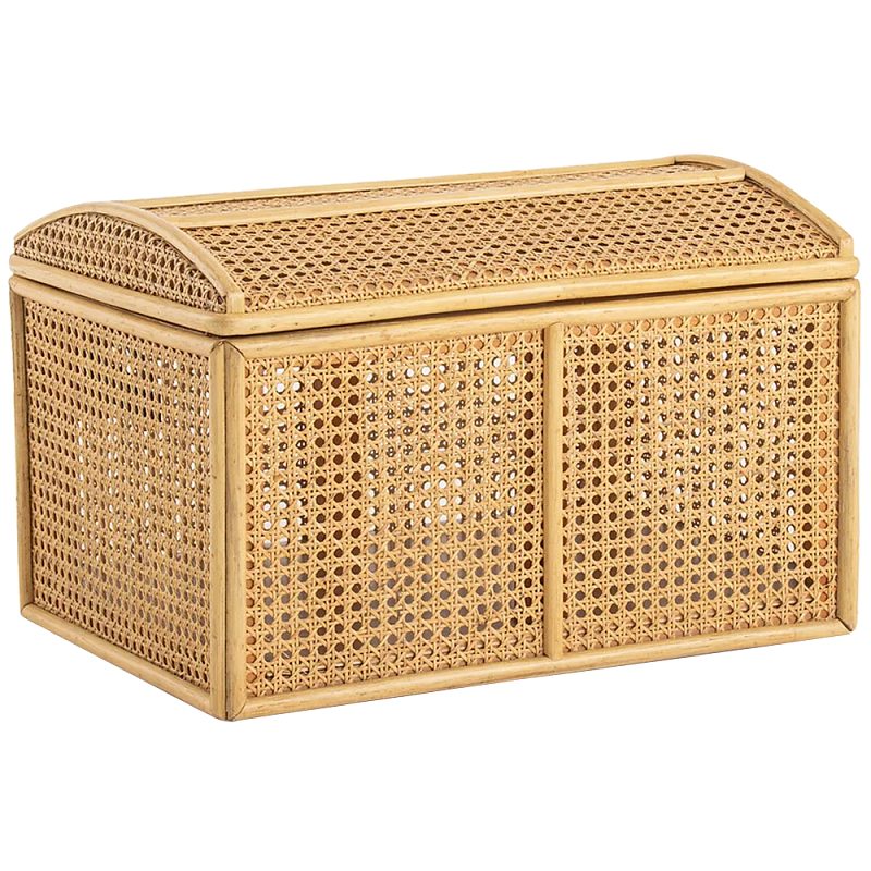 Сундук из ротанга Janvier Rattan Wicker Chest Древесина Хром Сундук из ротанга Janvier Rattan Wicker Chest Древесина Хром в Волгограде | Loft Concept