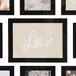 Рамка для 9-ти фотографий квадратная Moment Forever варинант исполнения - 3 | Loft Concept в Волгограде