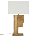 Настольная лампа с прямоугольным белым абажуром Skillful Face варинант исполнения - 5 | Loft Concept в Волгограде