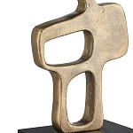 Настольная лампа с фигурным каркасом и прямоугольным тканевым абажуром Brutalist Profile варинант исполнения - 1 | Loft Concept в Волгограде