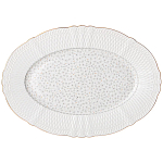 Обеденный сервиз белого цвета из фарфора на 6 персон 23 предмета Floral Charm варинант исполнения - 2 | Loft Concept в Волгограде