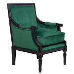 Кресло Harry Armchair black and green velour варинант исполнения - 1 | Loft Concept в Волгограде