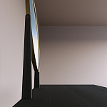 Туалетный Стол с зеркалом Primo Черный дуб варинант исполнения - 6 | Loft Concept в Волгограде