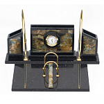 Настольный письменный набор из камня офиокальцит и змеевик Successful Leader варинант исполнения - 1 | Loft Concept в Волгограде