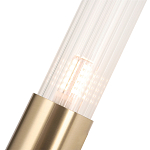 Бра с вытянутым рифленым стеклянным плафоном цилиндрической формы Trumpet tube варинант исполнения - 3 | Loft Concept в Волгограде