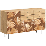 Буфет с принтом на дверцах Elise Cupboard варинант исполнения - 5 | Loft Concept в Волгограде