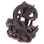 Декоративная статуэтка Дракон Fuzanglong Dragon Dark Bronze Statuette варинант исполнения - 4 | Loft Concept в Волгограде