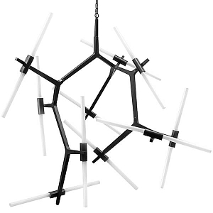 Люстра Агнес Chandelier Black 20