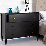 Комод с 3 ящиками Blues Black варинант исполнения - 2 | Loft Concept в Волгограде