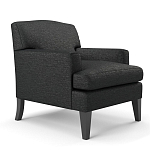 Мебельная ткань Шенилл черный цвет 138 см T4-35 варинант исполнения - 5 | Loft Concept в Волгограде