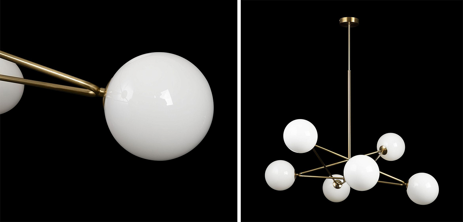 Люстра Chandelier Constellation Orbs White Люстра Chandelier Constellation Orbs White - Loft-Concept в Волгограде