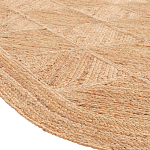 Ковер из джута квадратный с закругленными краями Atlas варинант исполнения - 2 | Loft Concept в Волгограде