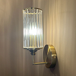 Бра с цилиндрическим рифленым стеклянным плафоном Jeanette варинант исполнения - 5 | Loft Concept в Волгограде