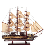 Декоративная модель деревянного коричневого парусника в подарочной упаковке With The low варинант исполнения - 1 | Loft Concept в Волгограде