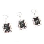 Зеркало брелок складное двухстороннее из натурального камня Серафинит Stone Mirrors варинант исполнения - 4 | Loft Concept в Волгограде