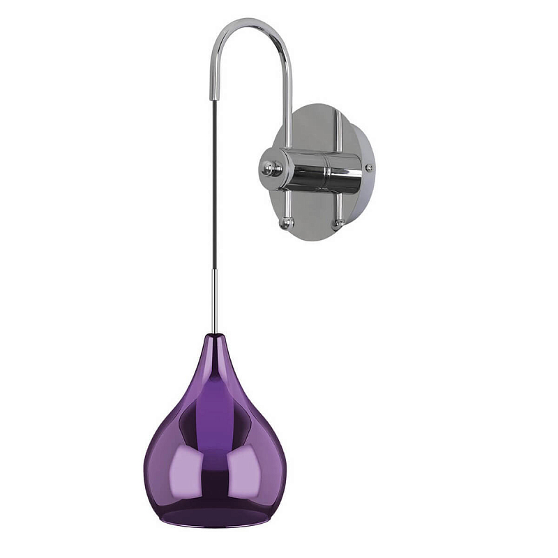 Бра Candiano Purple Sconces Фиолетовый Хром в Волгограде | Loft Concept 