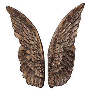 Панно Крылья Темное Золото