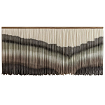 Пейзаж из нитей Макраме Wall decor Black and White Landscape варинант исполнения - 6 | Loft Concept в Волгограде