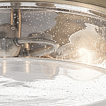 Потолочный светильник с прозрачным стеклянным плафоном с эффектом пузырьков Kichler варинант исполнения - 4 | Loft Concept в Волгограде