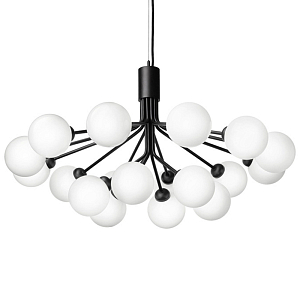 Люстра Berries Chandelier White Balloons Black 18