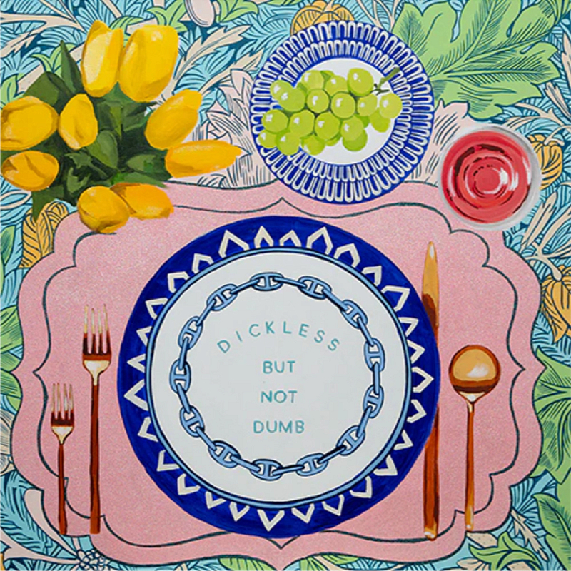 Картина Table Talk Dickless but Not Dumb Мульти Картина Table Talk Dickless but Not Dumb Мульти в Волгограде | Loft Concept