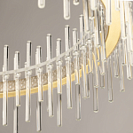 Люстра круглая с прозрачными стеклянными трубками 51 см Nembus варинант исполнения - 8 | Loft Concept в Волгограде