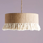 Люстра круглая плетеная с кисточками Solar Glow варинант исполнения - 6 | Loft Concept в Волгограде
