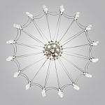 Люстра подвесная из металла с прозрачными подвесками из хрусталя Quasar 93 варинант исполнения - 11 | Loft Concept в Волгограде