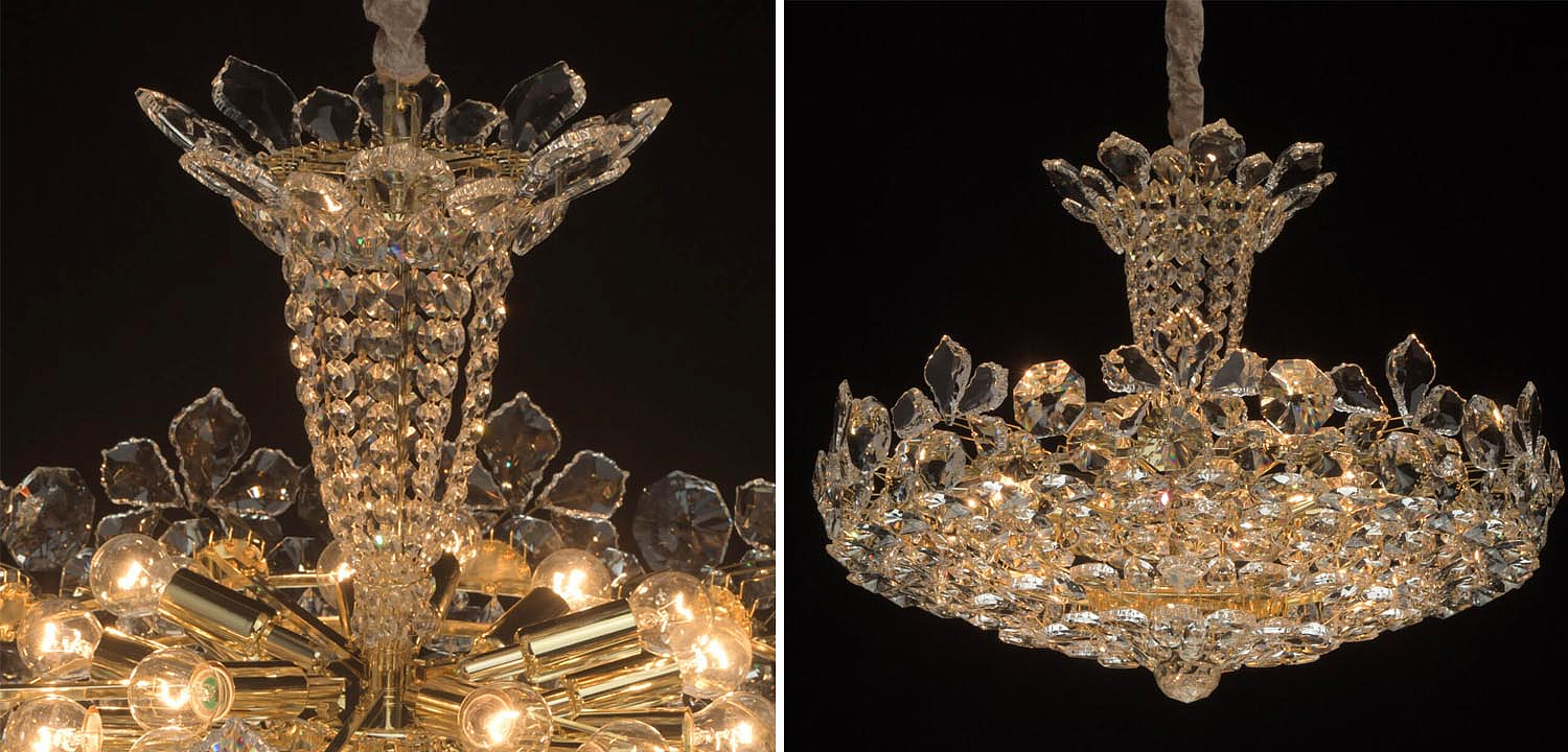 Люстра Griselda Crystal Chandelier gold Люстра Griselda Crystal Chandelier gold - Loft-Concept в Волгограде
