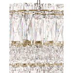 Люстра подвесная круглая из прозрачного хрусталя с золотым корпусом Selfsufficient варинант исполнения - 5 | Loft Concept в Волгограде